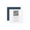Modern Minimalist Simple QR code personal  Square