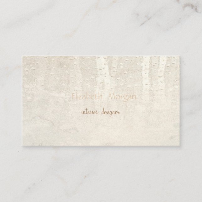 Modern Minimalist Simple ,Raindrops Business Card (Front)