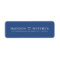 Modern Minimalist Simple Return Address