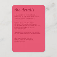 Modern Minimalist Simple Sleek Wedding Details