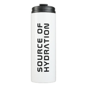 Modern Minimalist Source of Hydration  Thermal Tumbler