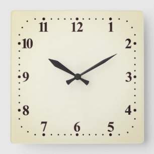 Modern Minimalist Square Acrylic Wall Clock