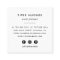 Modern Minimalist Square Business Cards | Black