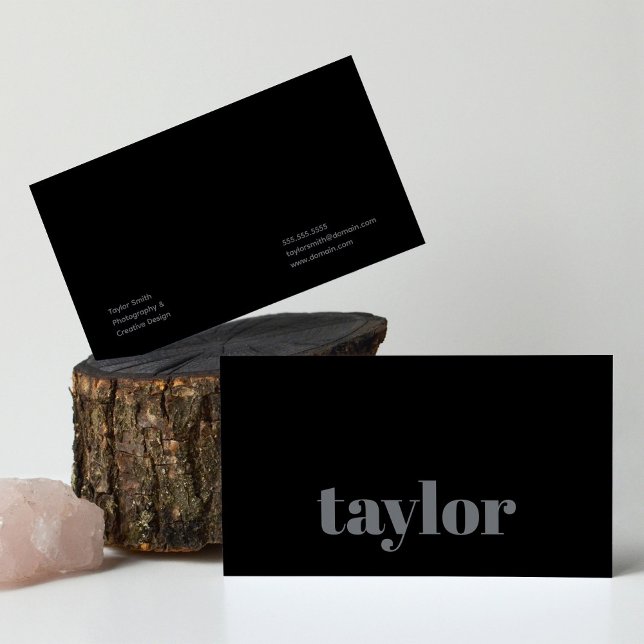 Modern Minimalist Stylish and Trendy Professional Business Card (Creator Uploaded)