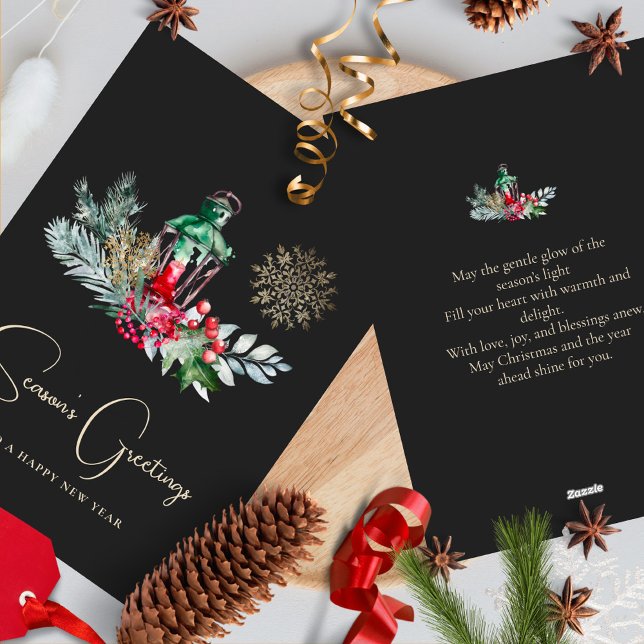 Modern Minimalist Stylish Script Merry Christmas Holiday Card (Creator Uploaded)
