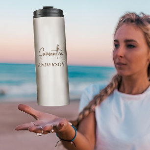 Modern Minimalist Stylish Thermal Tumbler Gift