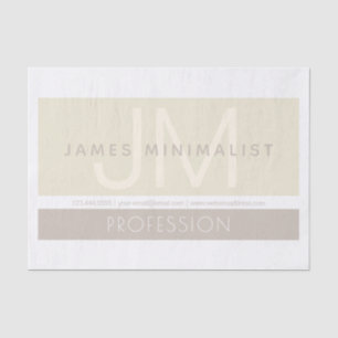 Modern Minimalist   Taupe Earth-tones Tissue Paper