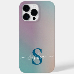 Modern Minimalist Typography Name monogrammed Case-Mate iPhone 14 Pro Max Case