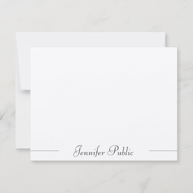 Modern Minimalist Typography Template Trendy Laid (Front)