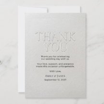 Modern Minimalist Typography Wedding