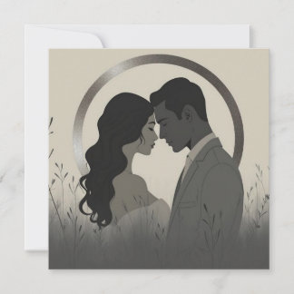 Modern Minimalist Union Invitation