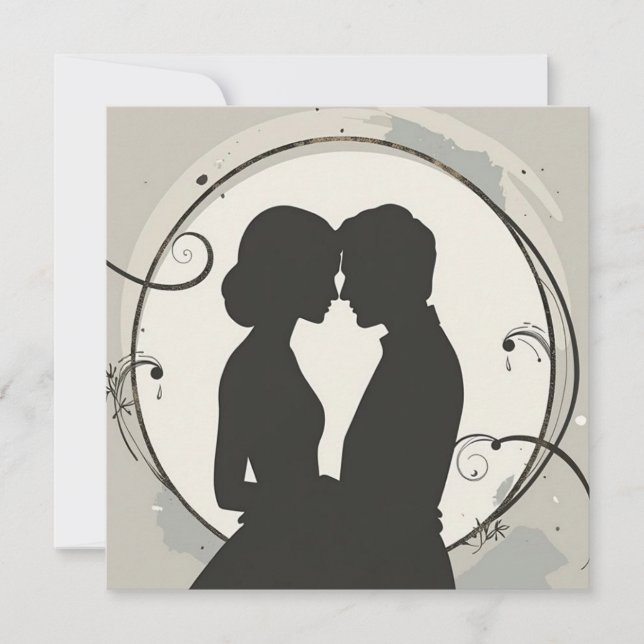 Modern Minimalist Union Invitation (Front)