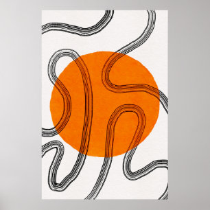 Modern Minimalist Unique Abstract Poster
