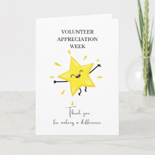 Modern Minimalist Volunteer Appreciation Week Post Card