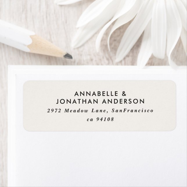 Modern Minimalist Wedding Elegant Black & White (Insitu)