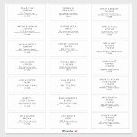 Modern Minimalist Wedding Guest Address Labels<br><div class="desc">These Modern Minimalist wedding guest address labels are perfect for your classy boho wedding. Its simple, unique abstract design accompanied by a contemporary minimal script and a white and black colour palette gives this product a feel of elegant formal luxury while staying simplistic, chic bohemian. Keep it as is, or...</div>