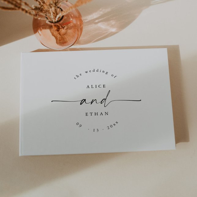 Modern Minimalist Wedding Guest Book (Creator Uploaded)