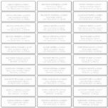 Modern Minimalist Wedding Guest Names Address<br><div class="desc">Composed of simple sans serif typography. These elements are simple,  elegant,  and modern. This has 30 stickers. 
 
 This is designed by White Paper Birch Co. exclusive for Zazzle.
 
 Available here:
 http://www.zazzle.com/store/whitepaperbirch</div>