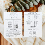 Modern Minimalist Wedding Infographic Program<br><div class="desc">Add a touch of elegance and organisation to your wedding day with our beautifully designed Wedding Program Infographic. This modern and stylish infographic outlines all the essential details of your big day in a clear, easy-to-read format that guests will love. Featuring icons and visuals to represent key moments like the...</div>