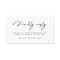 Modern Minimalist Wedding RSVP Cards
