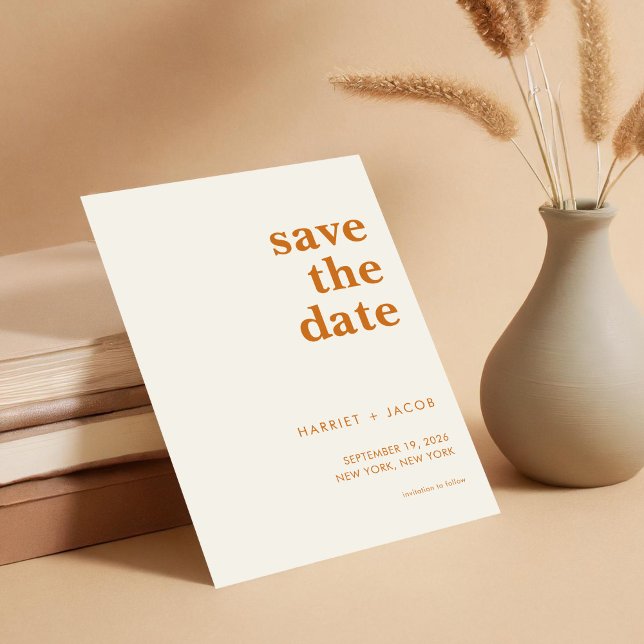 Modern Minimalist Wedding Save the Date (Creator Uploaded)