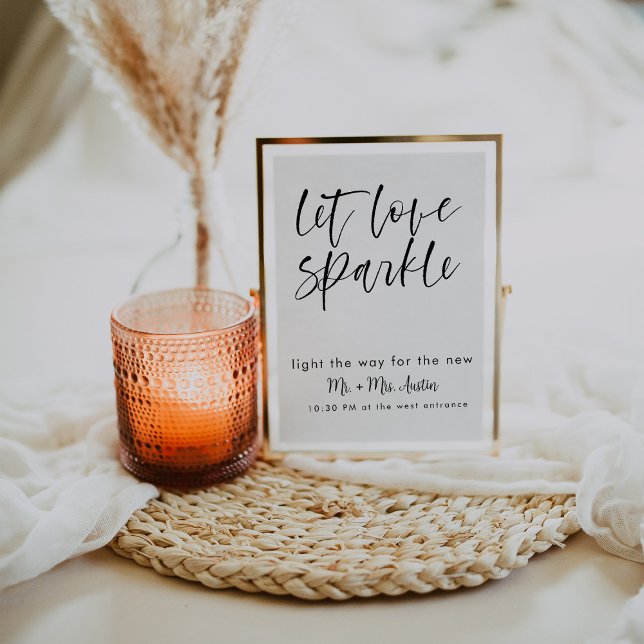 modern minimalist wedding send off sign invitation (Creator Uploaded)