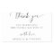 Modern Minimalist Wedding Thank You