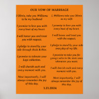 MODERN MINIMALIST WEDDING VOWS BRIDE & GROOM