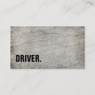 Modern Minimalist Wood board DRIVER Professional Business Card