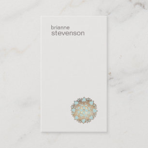 Modern  Minimalist Zen Lotus Business Card