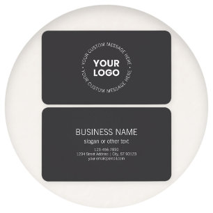 Modern Minimalistic Company Logo/any Image   Grey 