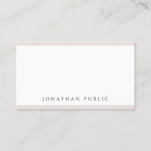 Modern Minimalistic Design Professional Template Business Card
