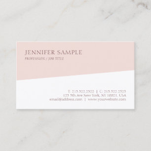 Modern Minimalistic Design Template Professional Business Card