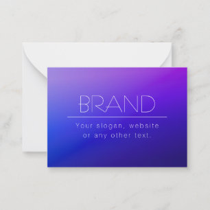 Modern Minimalistic Editable Name   Black & White Card