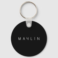 Modern Minimalistic Editable Name | Black & White