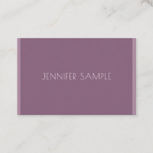 Modern Minimalistic Elegant Template Trendy Luxury Business Card
