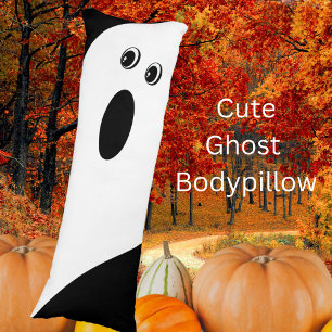 Modern Minimalistic Ghost Halloween Body Cushion