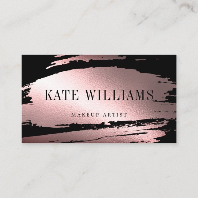 Modern minimalistic simple professional luminous business card (Front)