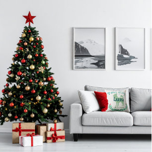 Modern Mint Chihuahua Personalized Christmas Cushion