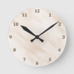 Modern Misty Antique White Clock Bath Accessory