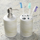 Modern Misty Ivory Pastel Dual Bath Set