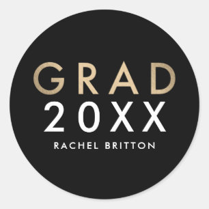 Modern Mix Graduation Stickers Envelope Seals