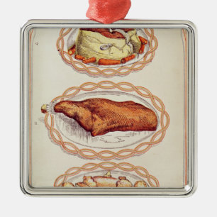 Modern Mode of Serving Dishes, from Mrs. Beaton Metal Tree Decoration