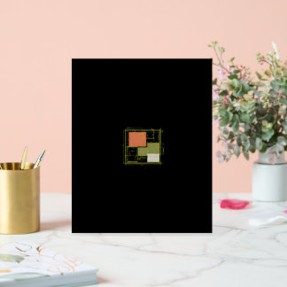 Modern Modular Floor Plan – Minimalist Architectur Acrylic Sign