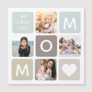 Modern MOM Photo Collage Mother's Day Cute Family