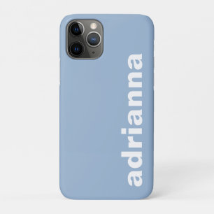 Modern Monogram Blue iPhone 11 Pro Case