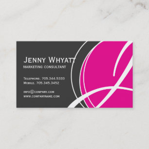 Modern Monogram Business Cards