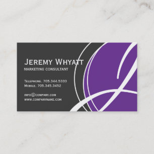 Modern Monogram Business Cards