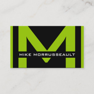 Modern Monogram Business Cards