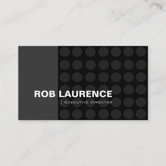 Modern Monogram Business Cards (Front)